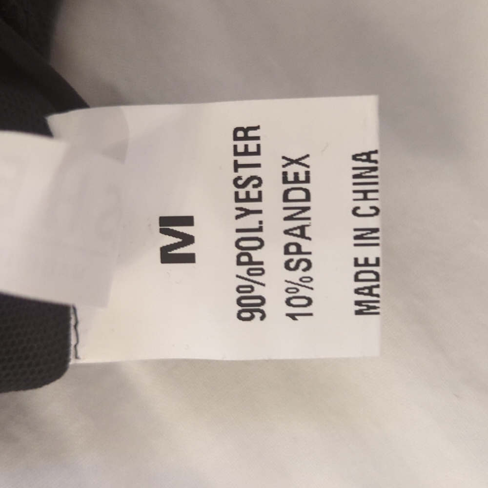 Shein Padded Sports Bra with Cross Front Detail Black Sz M - Picture 7 of 8